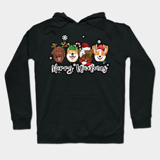 merry woofmas christmas dog Hoodie